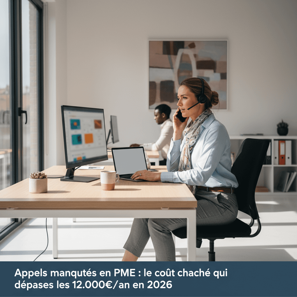 Illustration de l'article : Appels manqués en PME: les 3 biais qui vous coûtent 12 000€/an
