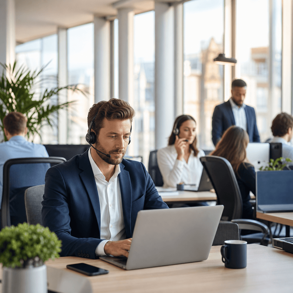 Illustration de l'article : CRM et téléphonie IA: pourquoi 73% des PME perdent leurs données d'appels